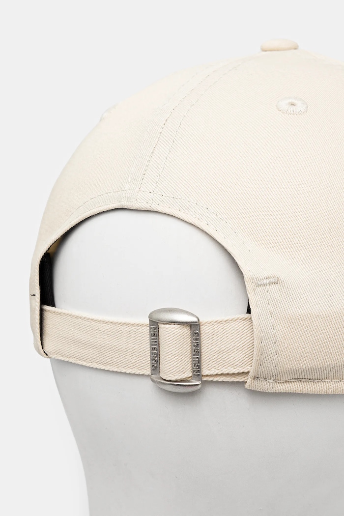 Akcesoria New Era czapka z daszkiem bawełniana 60595171 beżowy