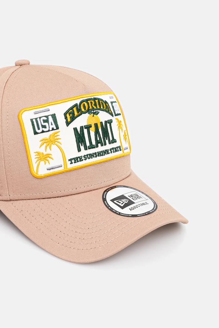 Βαμβακερό καπέλο του μπέιζμπολ New Era 60595462 μπεζ SS25