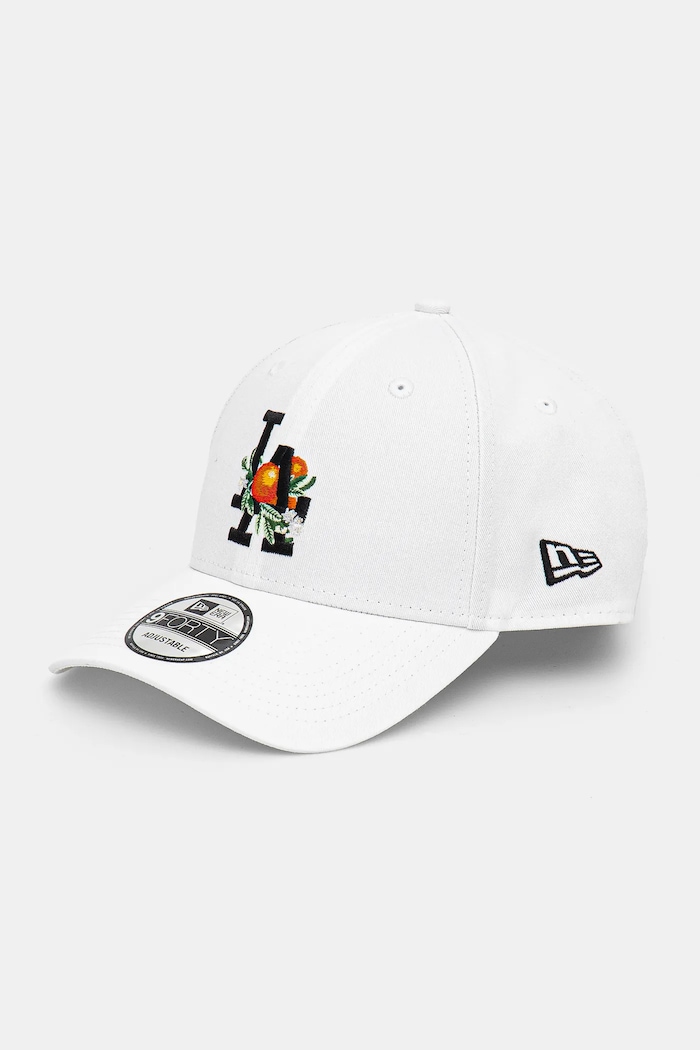 Bavlnená šiltovka New Era bavlna biela 60595429