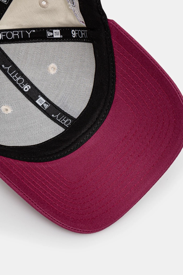 Șapcă de baseball din bumbac New Era 60595243 bej
