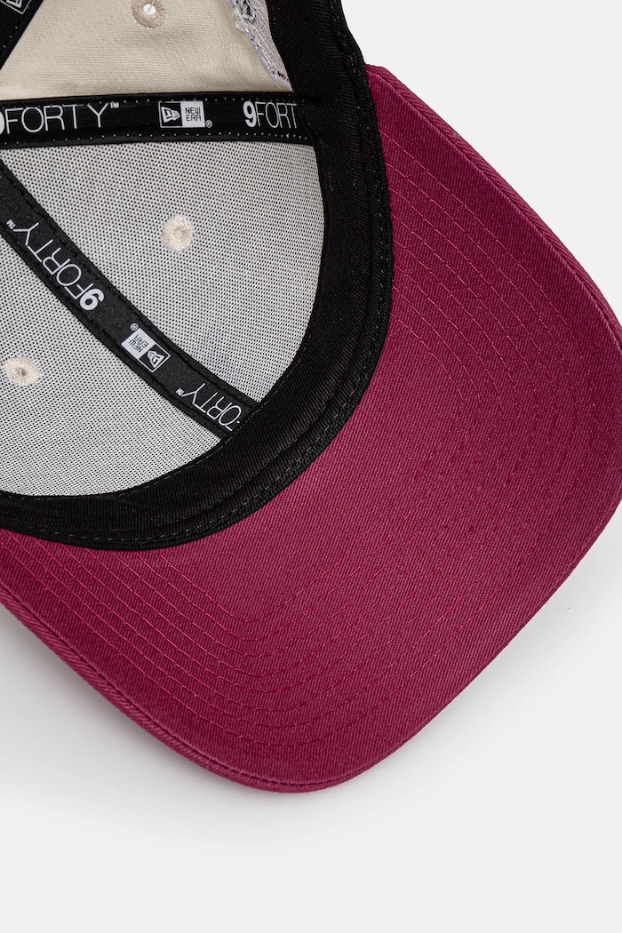 Șapcă de baseball din bumbac New Era 60595243 bej