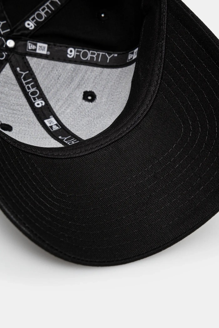 New Era czapka z daszkiem bawełniana czarny 60595159
