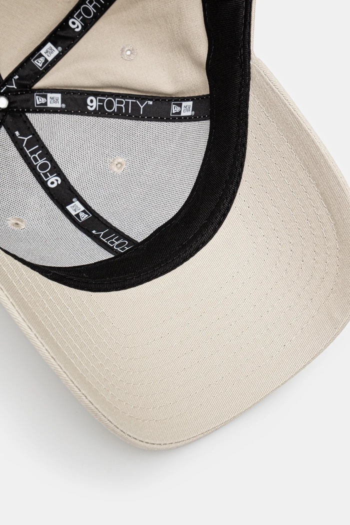 Βαμβακερό καπέλο του μπέιζμπολ New Era LEAGUE ESSENTIAL 9TWENTY® μπεζ 60595199