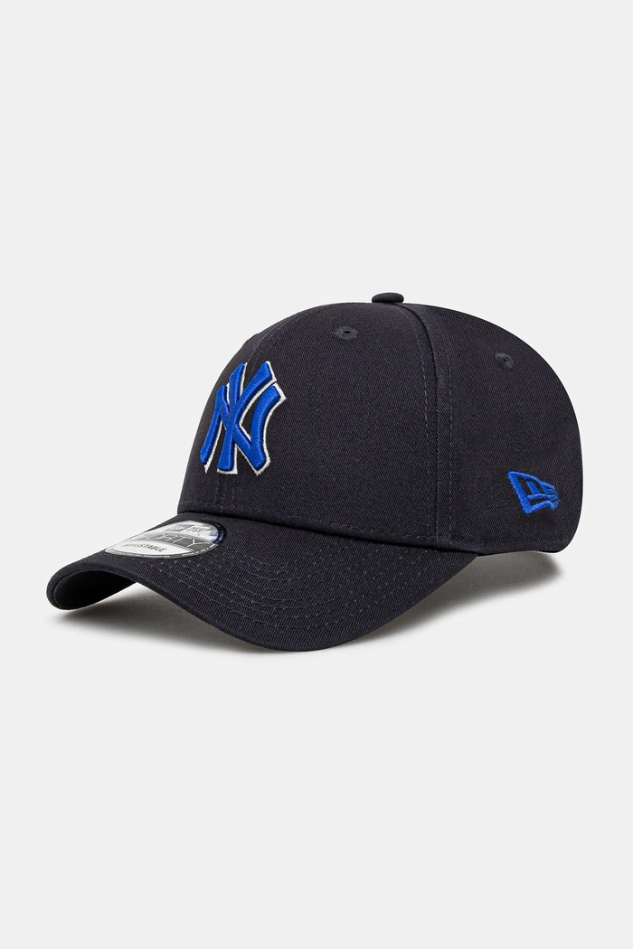 New Era cotton baseball cap applique navy 60595231