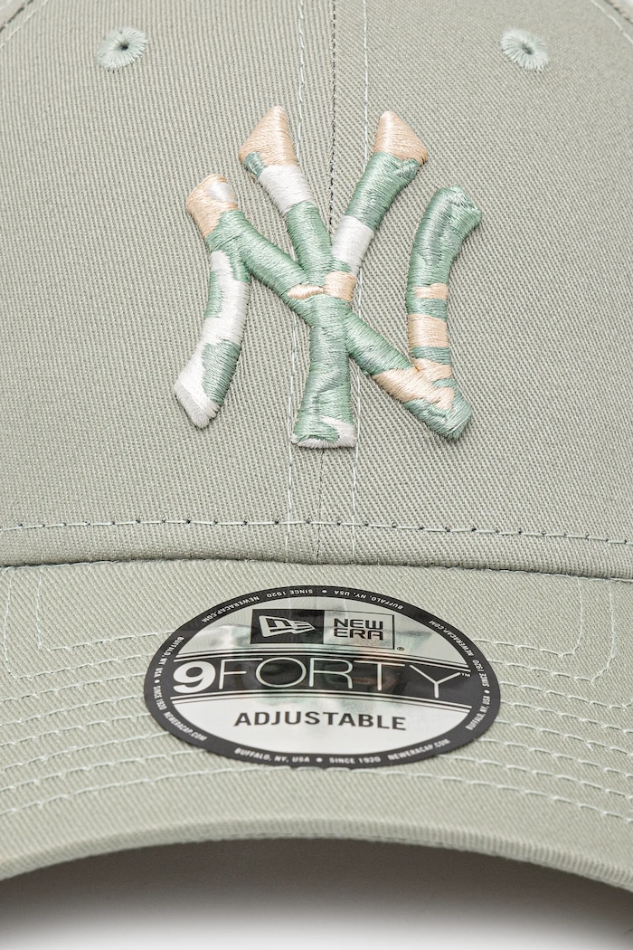 New Era șapcă de baseball din bumbac 60595186 verde SS25
