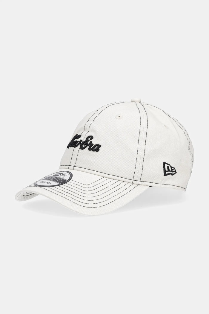 Bavlnená šiltovka New Era bavlna béžová 60595290