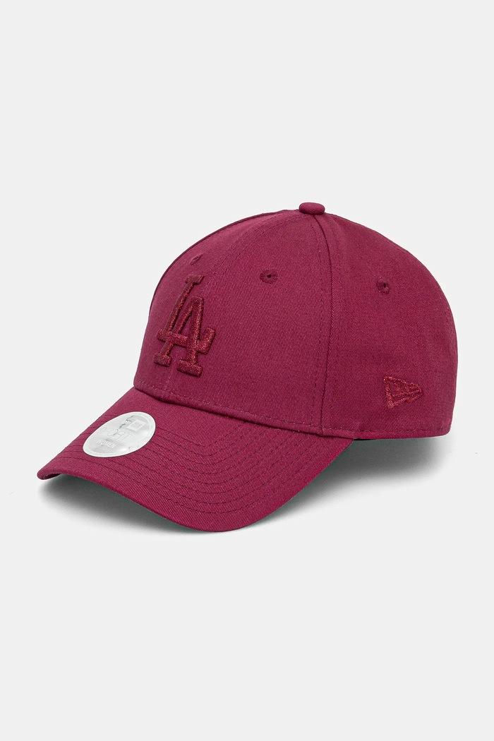 Bavlněná baseballová čepice New Era bavlna růžová 60595493