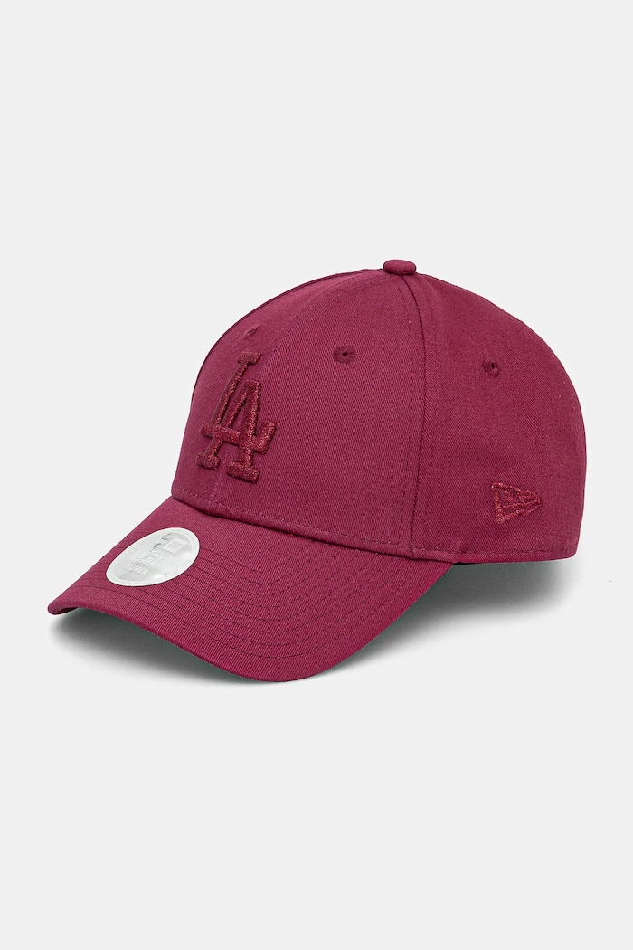 Bavlněná baseballová čepice New Era bavlna růžová 60595493