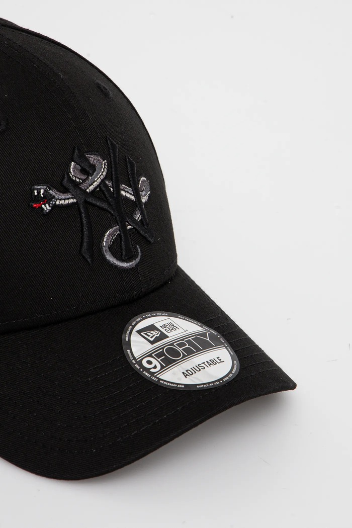 Βαμβακερό καπέλο του μπέιζμπολ New Era 60595224 μαύρο SS25