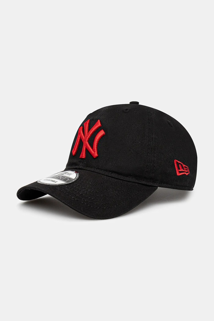 New Era czapka z daszkiem bawełniana LEAGUE ESSENTIAL 9TWENTY® bawełna czarny 60471471