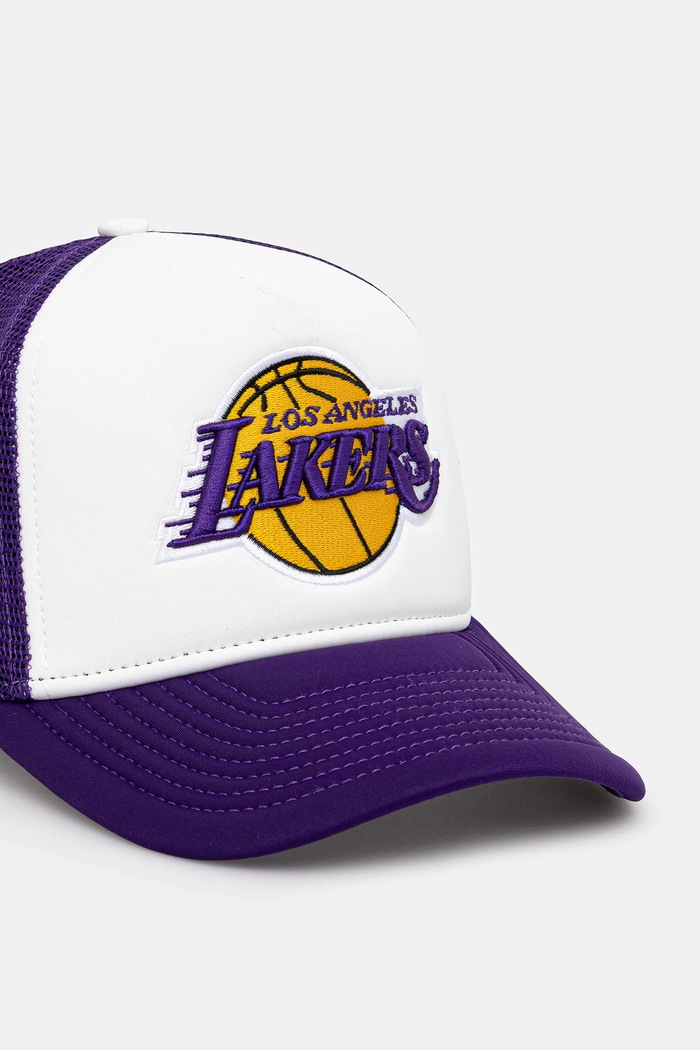 Kapa s šiltom New Era NBA Flower Trucker Lakers 60595278 vijolična SS25