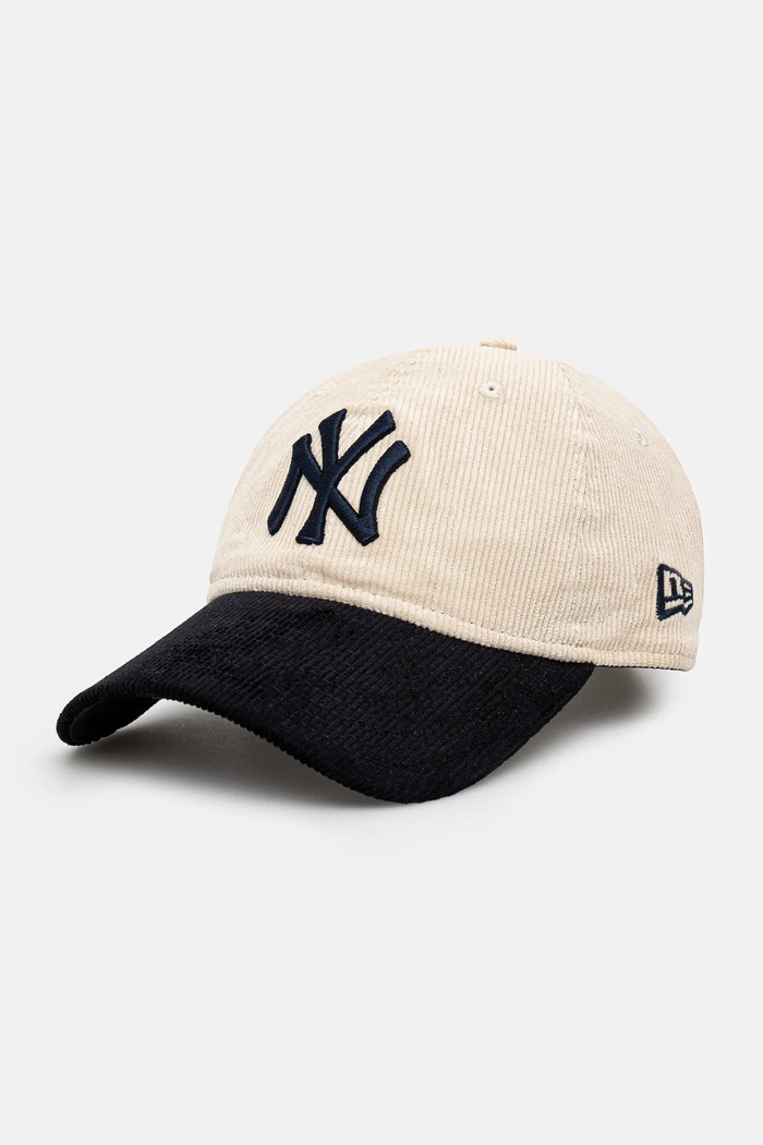 New Era baseball cap Block Cord 920 NYY applique beige 60595247
