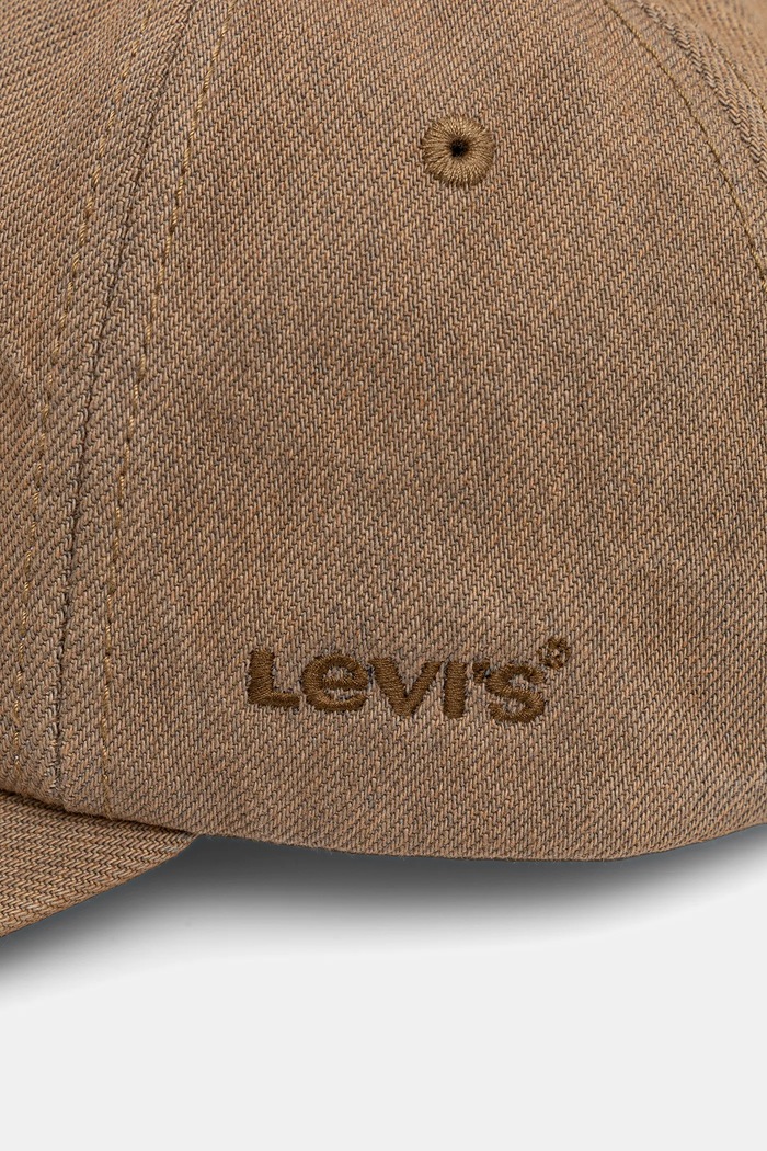 Levi's Șapcă de baseball din bumbac D7589.0017 bej SS25