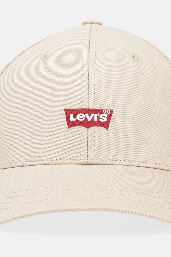 Levi's czapka z daszkiem D7723.0025 beżowy SS25
