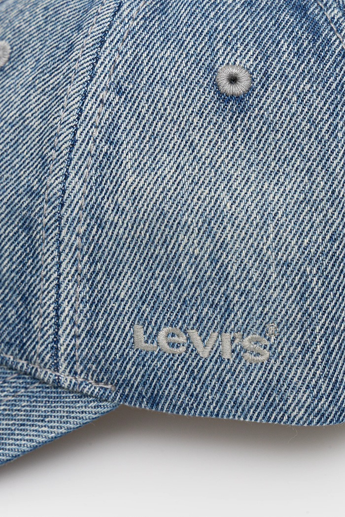 Džínová baseballová čepice Levi's D7589.0020 modrá SS25