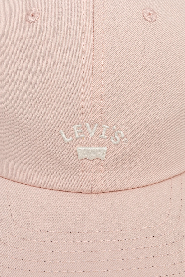 Levi's czapka z daszkiem bawełniana 000AG.0013 różowy SS25