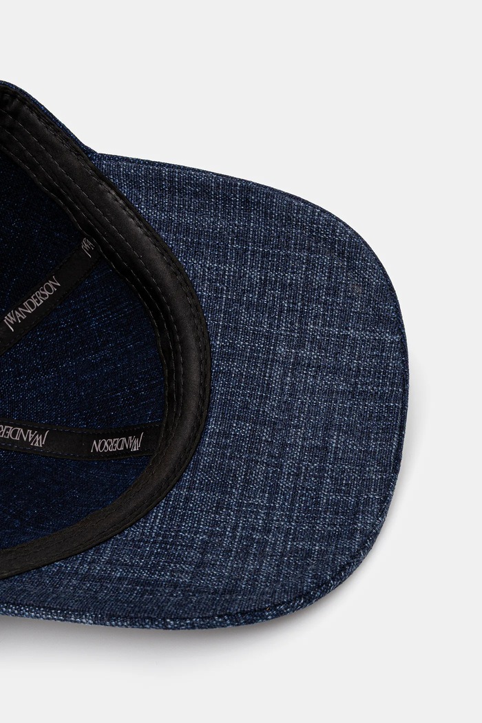 Джинсова кепка JW Anderson Baseball темно-синій AC0398.FA0429.800