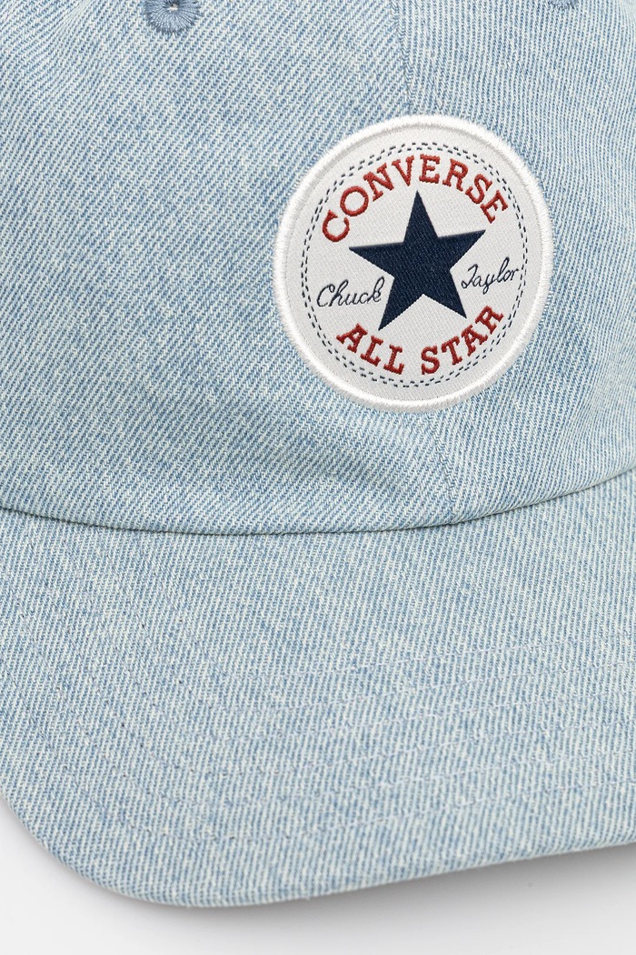 Τζιν καπέλο μπέιζμπολ Converse 10027685.A01 μπλε SS25