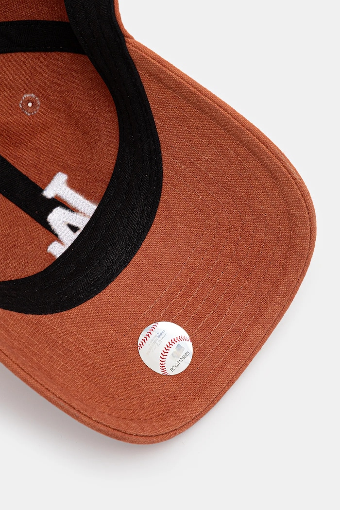 New Era czapka z daszkiem bawełniana Canv 920 LA Dodgers pomarańczowy 60595143