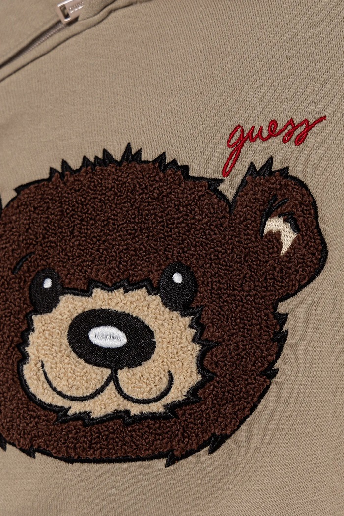 Guess dres bawełniany dziecięcy beżowy I5RG05.KAN00.PPYA