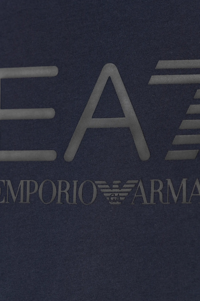CHLAPEC Dětská bavlněná souprava EA7 Emporio Armani 7B000043.AF10378 námořnická modř