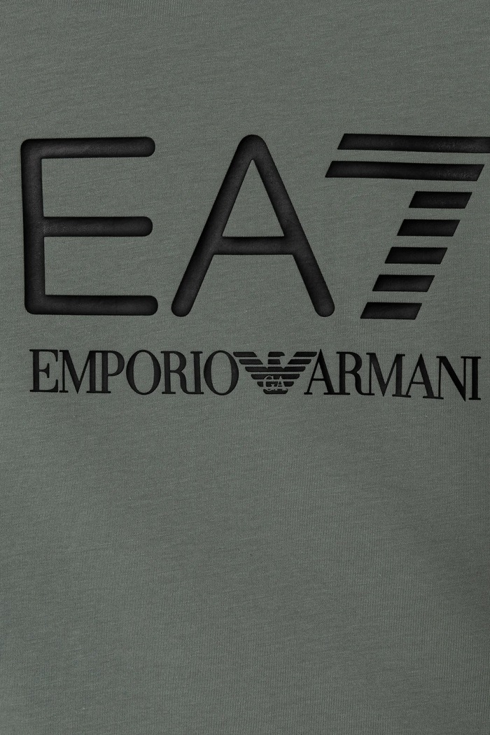 Chłopiec EA7 Emporio Armani komplet bawełniany dziecięcy 7B000043.AF10378 zielony