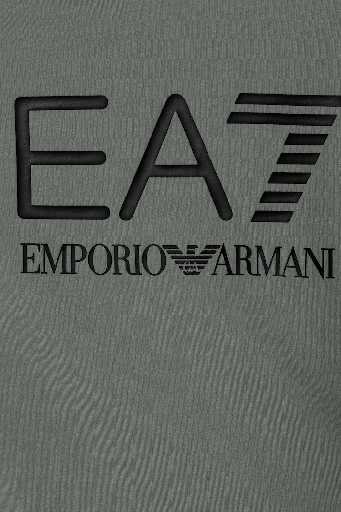 Chłopiec EA7 Emporio Armani komplet bawełniany dziecięcy 7B000043.AF10378 zielony