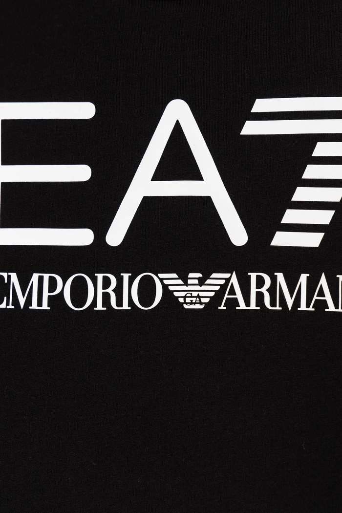 Chłopiec EA7 Emporio Armani komplet bawełniany dziecięcy 7B000043.AF10378 czarny
