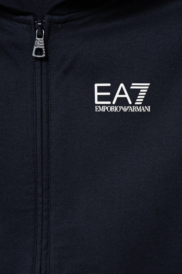 CHLAPEC Dětská tepláková souprava EA7 Emporio Armani 7B000031.AF10380 námořnická modř