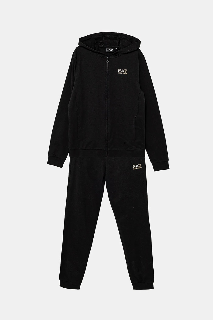 EA7 Emporio Armani dres dziecięcy nadruk czarny 7B000031.AF10380