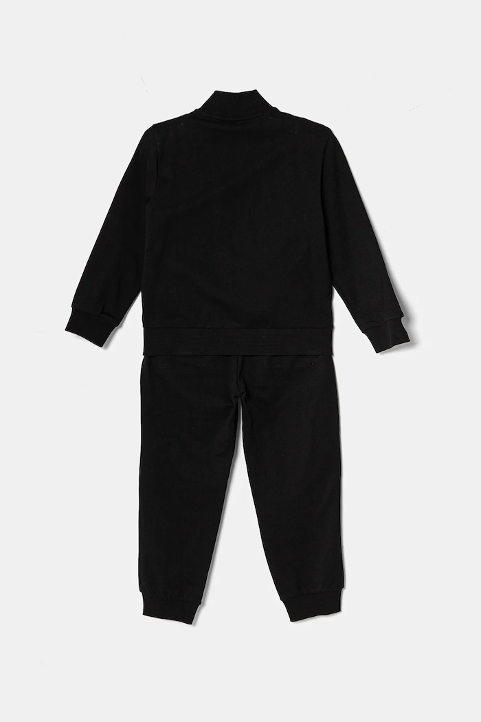 EA7 Emporio Armani komplet dresowy dziecięcy bawełniany 7B000030.AF10380 czarny SS26