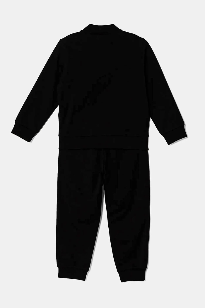 EA7 Emporio Armani komplet dresowy dziecięcy bawełniany 7B000030.AF10380 czarny SS26