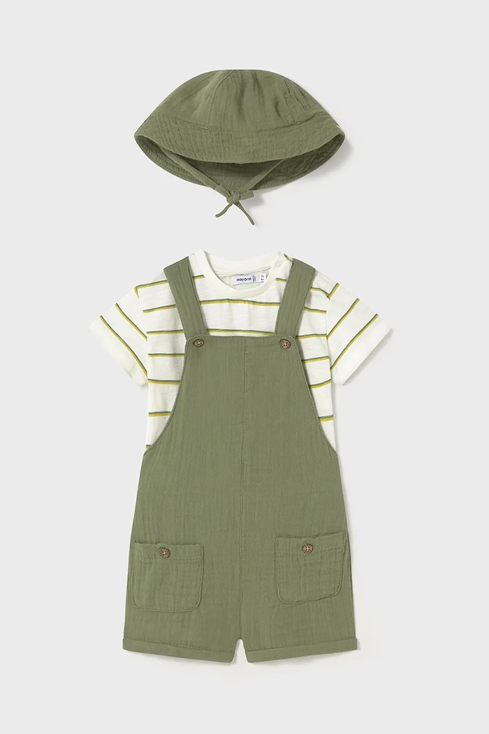 Mayoral compleu copii 1649.3C.Baby.PPYA verde SS25