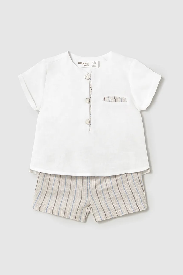 Mayoral Newborn set de lenjerie pentru copii uni bej 1211.1F.Newborn.PPYH