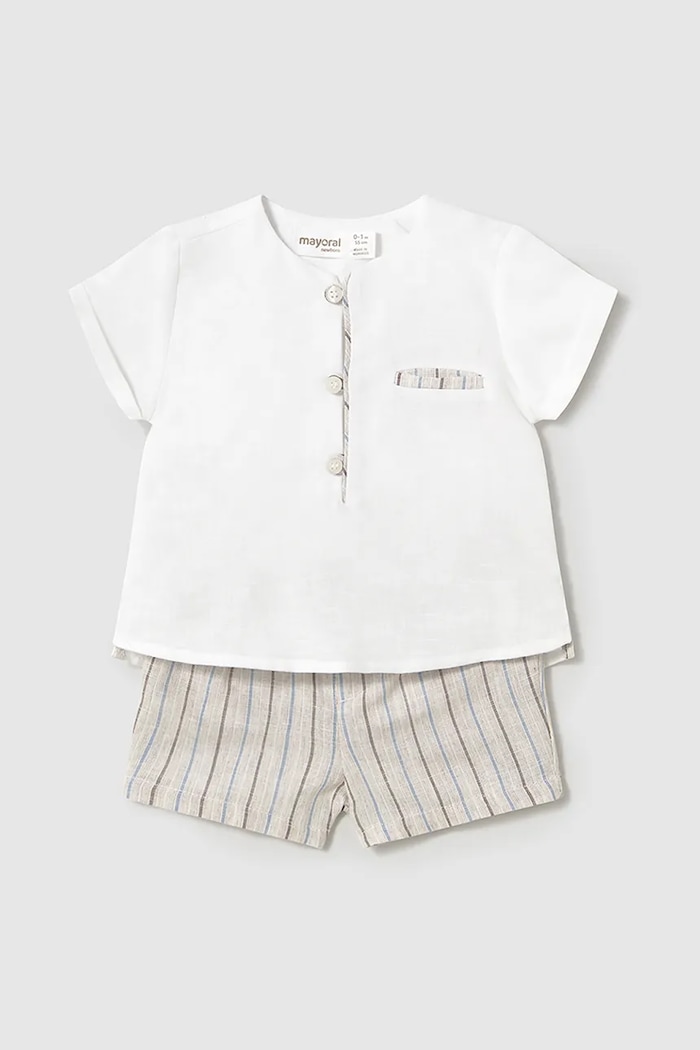 Mayoral Newborn set de lenjerie pentru copii uni bej 1211.1F.Newborn.PPYH