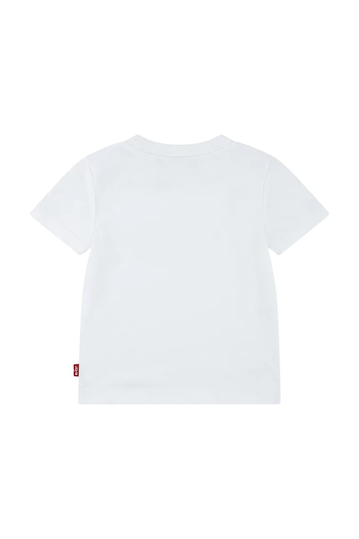 Kojenecké tričko Levi's SEASONAL BATWING TEE 6EM336 bílá SS25