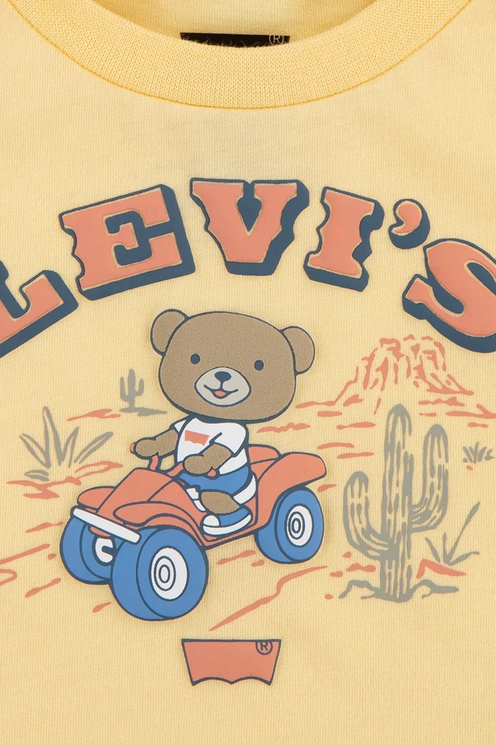 Dječaci Komplet za bebe Levi's LEVI FOUR WHEELER DENIM SE 6EM342 zlatna