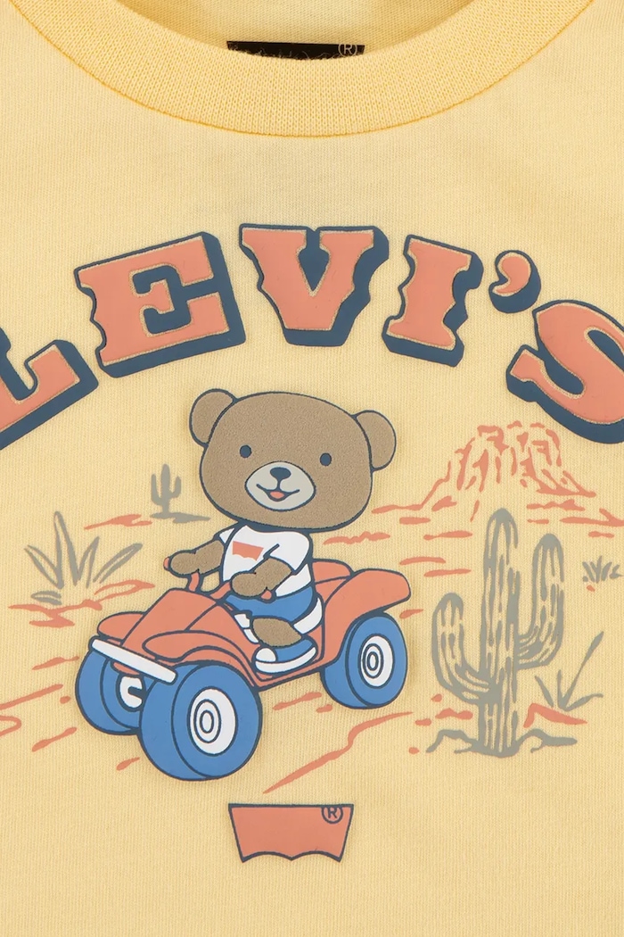 Dječaci Komplet za bebe Levi's LEVI FOUR WHEELER DENIM SE 6EM342 zlatna