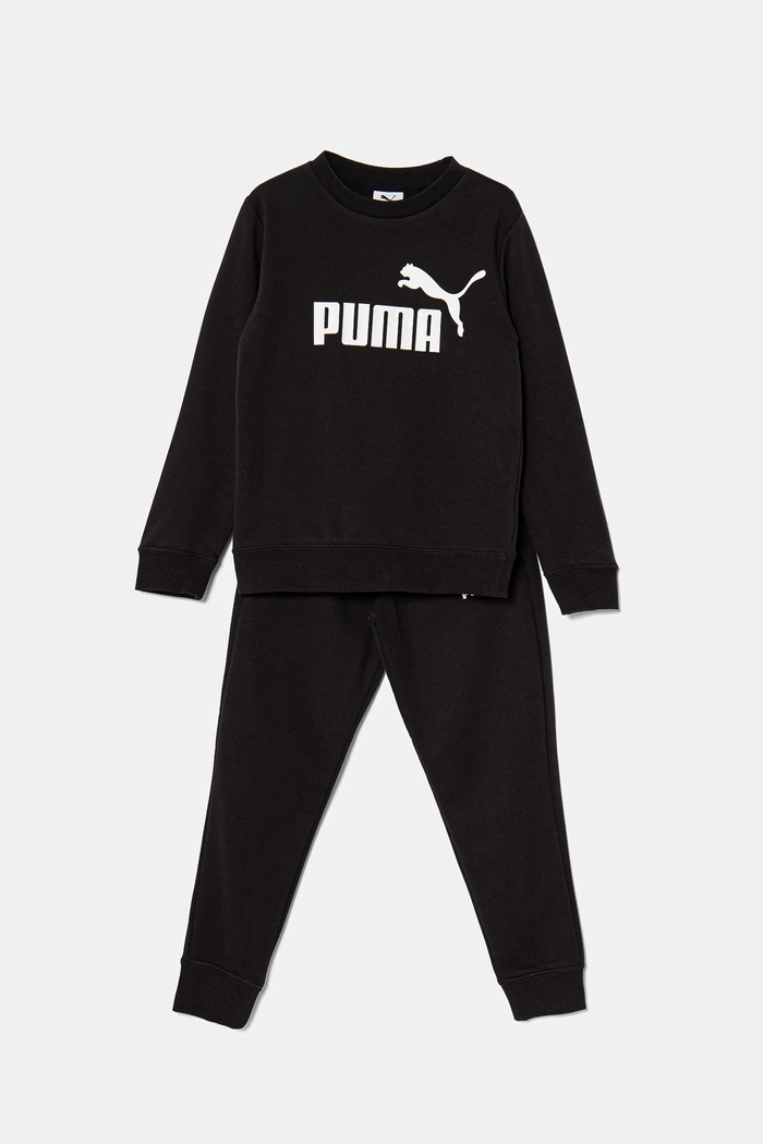 Puma dres dziecięcy ESS No.1 Logo Crew Sweat Suit TR dzianina czarny 686296