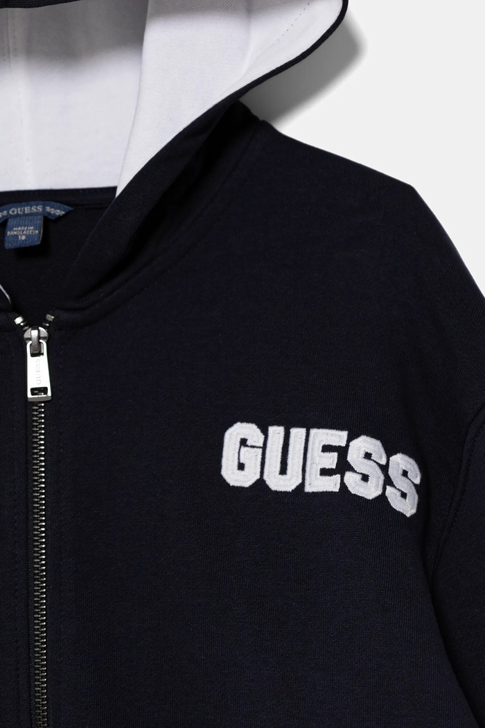 Παιδική βαμβακερή αθλητική φόρμα Guess Guess L5GG00.KA6R4.PPYA σκούρο μπλε