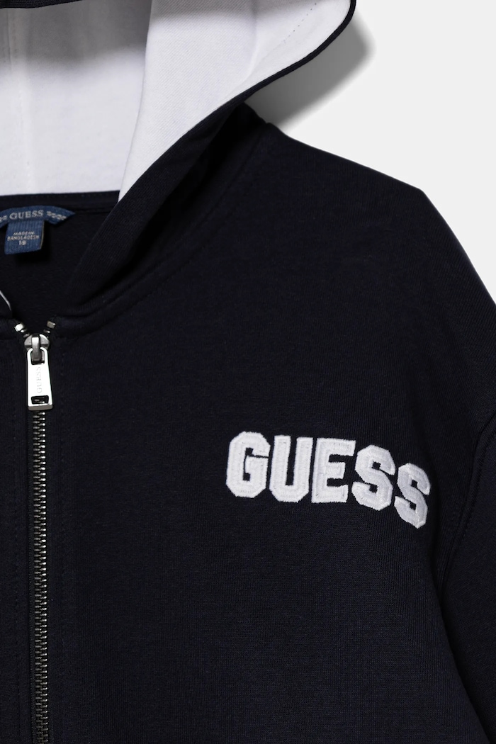 Παιδική βαμβακερή αθλητική φόρμα Guess Guess L5GG00.KA6R4.PPYA σκούρο μπλε