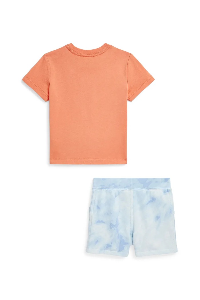 Detská súprava Polo Ralph Lauren 320966435001 oranžová SS25