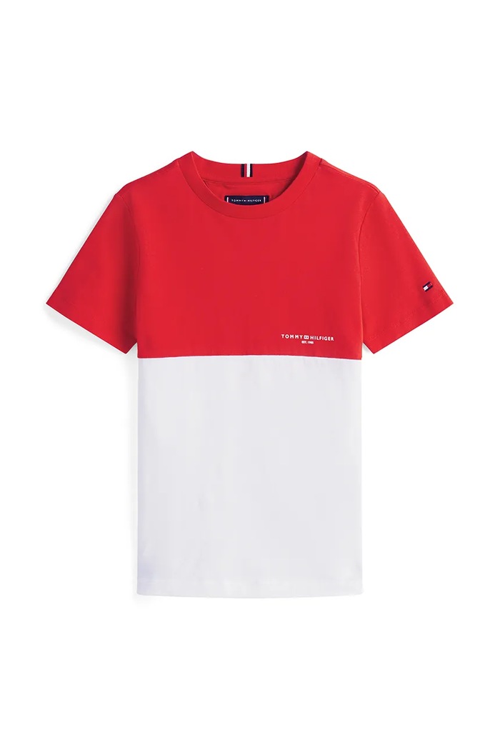 Dětská souprava Tommy Hilfiger KB0KB09620.86.122.PPYA červená SS25