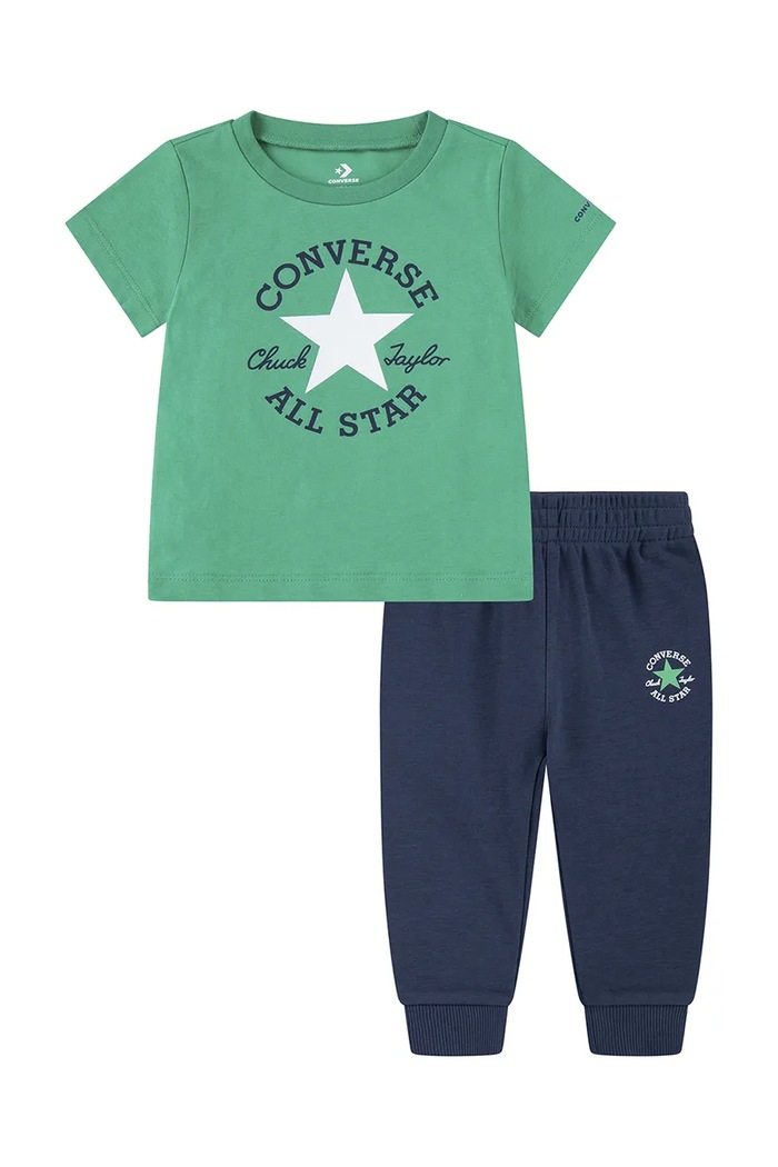 Converse compleu copii tricotaj verde 6CG581