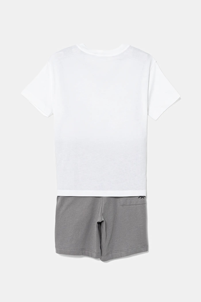 Dětská bavlněná souprava United Colors of Benetton 3096CK00D.G.Seasonal bílá SS25