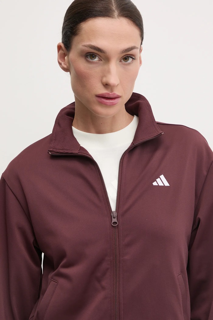 adidas tuta da ginnastica Feelcozy JD2705 granata