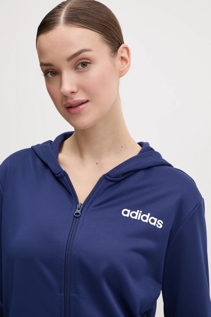 Tepláková souprava adidas LINEAR TS JD2696 námořnická modř