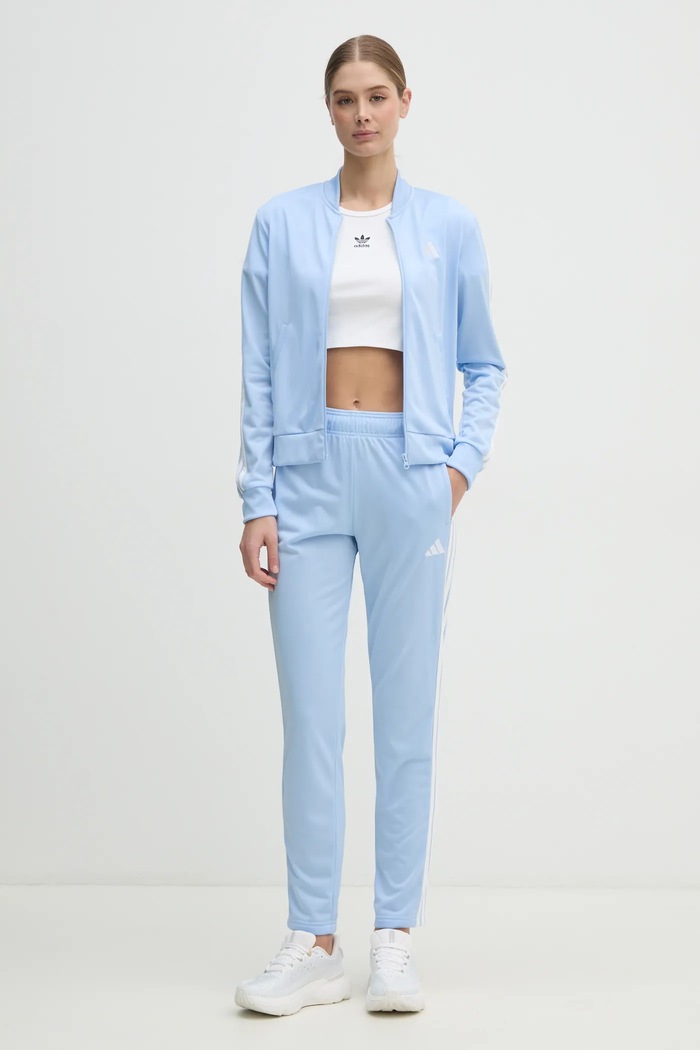 Tepláková súprava adidas 3-Stripes pletenina modrá JF3382