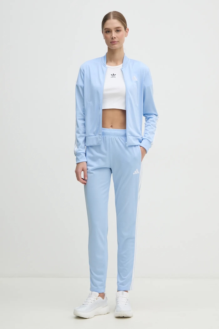 Tepláková súprava adidas 3-Stripes pletenina modrá JF3382