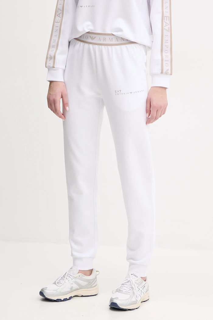 EA7 Emporio Armani tuta da ginnastica bianco AF12501.7W000283